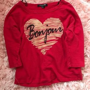 forever 21 graphic tee